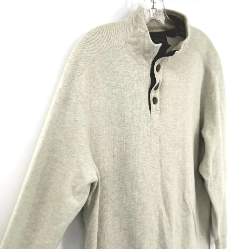 Tasso Elba Men's L Long Sleeve Cotton Sweater - Picture 3 of 15